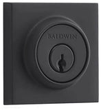 Baldwin Sccsd190 Contemporary Single Cylinder Deadbolt Satin Black -Like New