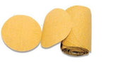 Karebac LR5C180 Premium Gold 5 PSA 180 Grit C-Weight Aluminum Oxide Stearated Sanding Discs 100 Discs/Linkroll