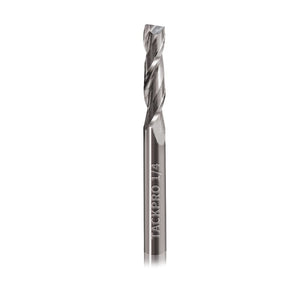 Spiral Router Bits Standard Spiral Bit, Up Cut Solid Carbide Router Bits 1/4 Shank 1-Inch Cut Length CNC End Mill for Wood Carvi