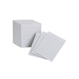 17 Pack ESSELTE CORPORATION OXFORDS MINI INDEX CARDS WHITE