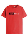 Adro Men'S Solid Regular Fit T-Shirt (Rn24-Nky-Rd_Red