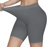 KYDA Women's Anti Bacterial Cycling Shorts Under Skirt Biker Shorts High Waist Stretchable Yoga Shorts & Gym Workout Skin Fit Shorties(Darkgrey_S),Darkgrey