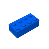 TTEHGB TOY Classic Bulk Brick Block 2x4, 100 Piece Building Brick Blue, Compatible with Parts and Pieces 3001, Creative Play Set