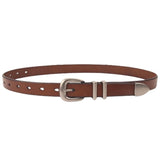 Jkaur Leather Belt With Buckle For Men And Women Adjustable Belt For Jeans And Trousers | Brown 6492