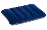 Ekdant Travel Air Inflatable Velvet Pillow (Blue) Easy While Traveling