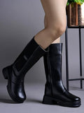Shoetopia Smart Casual Black Long Boots For Women & Girls /Eu39,Black,6,B0DRJF8LLS