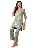 Gosriki Women'S Cotton Blend Printed Ethnic Co-Ord Set (Ambhiya Grey-Gs_M_Grey_Medium),Grey,,B0D57CN8ZZ