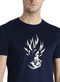 Adro Anime Printed Mens T-Shirts (Rnr-M-Gok-Nb_Navy_Xl)