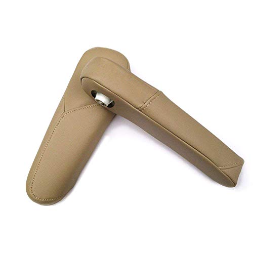 1 Pair Beige Leather Armrest Arm Rest Cover Upholstery For Honda CR-V 07 08 09 4-Door