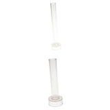 ATORSE 4pcs Plastic Round Church Top Candle Mold Mould for DIY Candle Making