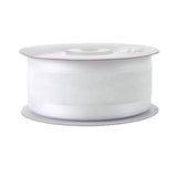 Homeford SatinEdge Sheer Organza Ribbon, 11/2Inch, 25Yard (White)