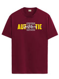 Adro Men'S Graphic Printed 100% Cotton T-Shirt - Regular Fit, Printed T-Shirts For Men (Rn24-Spt-Mr_Maroon_M)