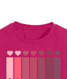 Toplot Heart Printed Round Neck Crop Top For Women (Small-Heart-Top-5203-Pink-Xl),Pink,,B0DCTPVSG2