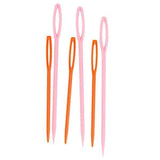 ATORSE 8x6pcs 2 Sizes Darning Threading Plastic Plaiting Needles