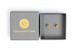 Chrysmela Catch Yellow Gold most secure high tech earring lock earring back replacement for all types of earring posts auto adju
