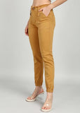Nifty Women'S Denim Stretchable High Waist Joggers (1470_Jogr_Gold_28_Gold_28)