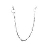 Calandis Unisex Metal Wallet Chain Jeans Biker Rocker Double Layered Necklace 1 Layer | Wallets | Mens Accessories