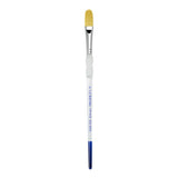 Royal & Langnickel SoftGrip Golden Taklon Oval Wash Brush: 3/4 Width
