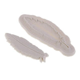 CALANDIS 2x3D Feather Silicone Mold Mould Set Fondant Cake Decorating Resin Casting | Resin Craft Molds & Supplies | Crafting Pi