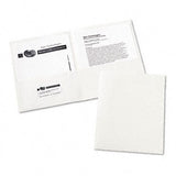 Avery TwoPocket Portfolio PORTFOLIO,2 PCKT 25,WHT (Pack of8)