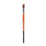 KINGART Premium Radiant 6400-3/8 Angular Shader Series Artist Brush, Synthetic Taklon Hair, Short Handle, for Acrylic, Oil and W