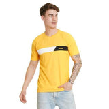 Lookmark Men'S Combo Cotton Blend Sky Blue & Yellow Color Printed Striped Polo Tshirt(Mt04-Mt02),Sky Blue-Yellow29Apparel,M
