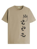 Adro Men'S Solid Regular Fit T-Shirt (Rn24-Poc-Be_Beige