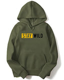 Adro Men'S Cotton Neck Hooded Sweatshirt (H21-M-Stay-Ol_Olive_L)
