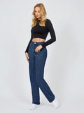 Toplot Straight Leg Jeans For Women (Jeans-Denim-5156-Dark Wash-30),Dark Wash,30,B0DFG9S2YB