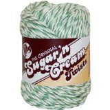 SugarN Cream Yarn TwistsGreen