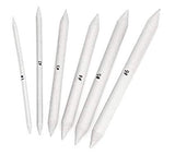 Eclet 6 PCS Blending Stumps and Tortillions Paper Art Blenders for Student Artist Charcoal Sketch Drawing Tools(F)