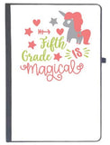 Udnag Ruled Notebook Diary Teacher Student | Fifth Grade Is Magical, [A5 80Pages 80Gsm]