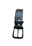 Shamsi Arts MenS Classic Black Leather Belt, 106.7 Cm Length