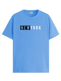 Adro Men'S Solid Regular Fit T-Shirt (Rn24-Nky-Sk_Sky Blue,Sky BlueApparel,M