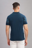 Adro Men'S Solid Regular Fit Polo Shirt (Pnop24-L1-Sbwhsb_Teal,TealApparel,2XL