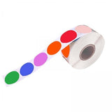 ATORSE 2x25mm Round Multi Color Coded Inventory Dots Roll of 500 Labels Stickers