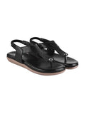 Shoetopia Girls Snd-1182 Black Flat Sandal - 7 Uk (Girls-Snd-1182-Black),Black,7,B0CQK616LF