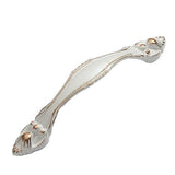 Heavenglow 2Xclassic Wardrobe Door Handles Platinum Silver|(2 Pack)|Home & Garden