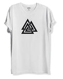 Adro Triangle Mens Printed T-Shirt (Rnr-M-Tkt-Wh_White_M)