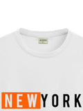 Adro Tshirt For Men | Printed T Shirt For Men | 100% Cotton T-Shirt |Printed T Shirt | T-Shirts | Rn24-Nky-Wh-2Xl White