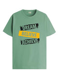 Adro Men'S Solid Regular Fit T-Shirt (Rn24-Dba-Pt_Pista,PistaApparel,L