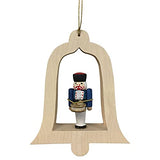 Alexander Taron 13439 Richard Glaesser Ornaments-Drummer In Bell-3.25' H X 2.5' W X 1' D, Brown