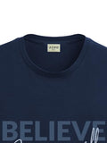 Adro Men'S Solid Regular Fit T-Shirt (Rn24-Inv-Nb_Navy Blue