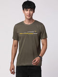 Adro Men'S Graphic Printed 100% Cotton T-Shirt - Regular Fit, Printed T-Shirts For Men (Rn24-Rac-Ol_Olive_Xl)