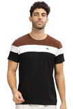 Adro Tshirt For Menmulti Color T-Shirt For Mencotton T-Shirtmens Tshirtrn8-24-Brwhbl-L