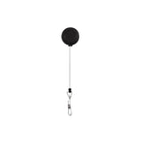 Advantus Clip On Badge Reel, Black, 25/Pack (75666)