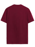 Adro Men'S Graphic Printed 100% Cotton T-Shirt - Regular Fit, Printed T-Shirts For Men (Rn24-Spt-Mr_Maroon_M)