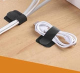 Live Unique Pack Of 10 Reusable Cable Adhesive Ties, Cable Organizer Hook & Loop Tape Wire/Cord Holder Management Strap Reus