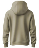 Adro Men'S Cotton Neck Hooded Sweatshirt (H24-Pln-Be-L_Beige)
