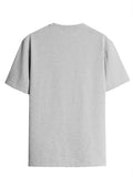 Adro Guitar Design Printed T-Shirt For Men - 100% Cotton, Regular Fit, Soft Breathable Fabric | Rn23-M-Gtr-Gr-2Xl Grey